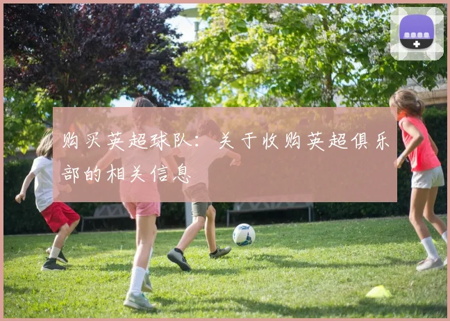 购买英超球队：关于收购英超俱乐部的相关信息